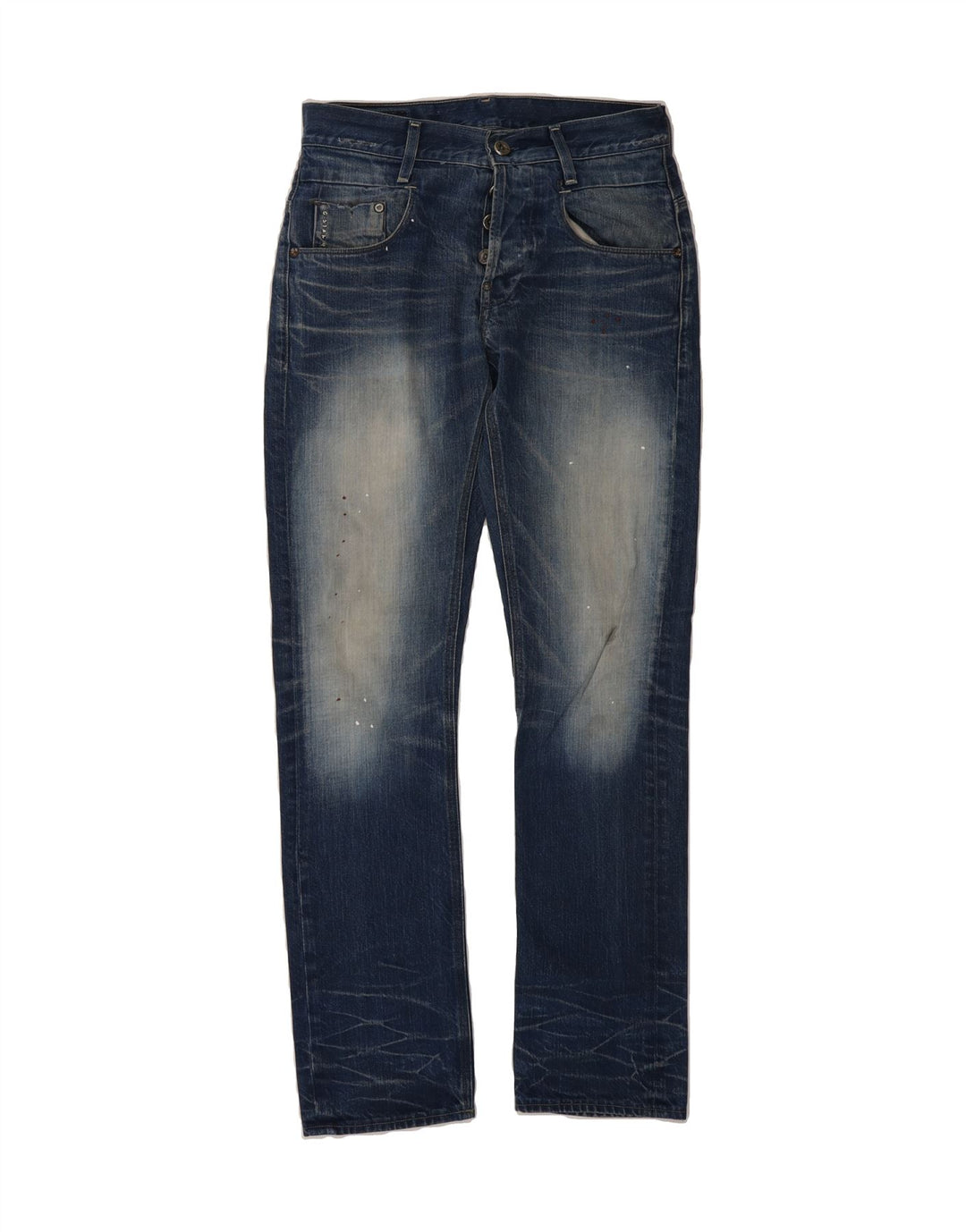 G-STAR Womens Straight Jeans W30 L32 Navy Blue Polyester Vintage G-Star and Second-Hand G-Star from Messina Hembry 