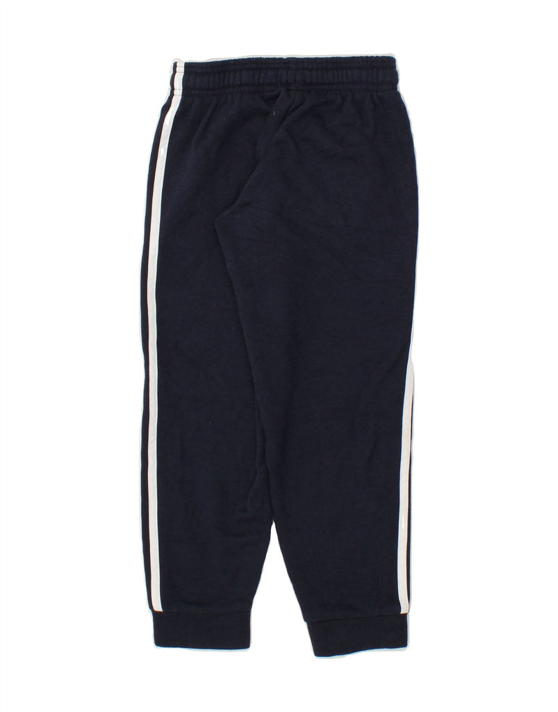 ADIDAS Boys Tracksuit Trousers Joggers 7-8 Years Navy Blue Cotton | Vintage Adidas | Thrift | Second-Hand Adidas | Used Clothing | Messina Hembry 