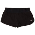 Nike Womens Sport Shorts UK 16 Large Black Polyester