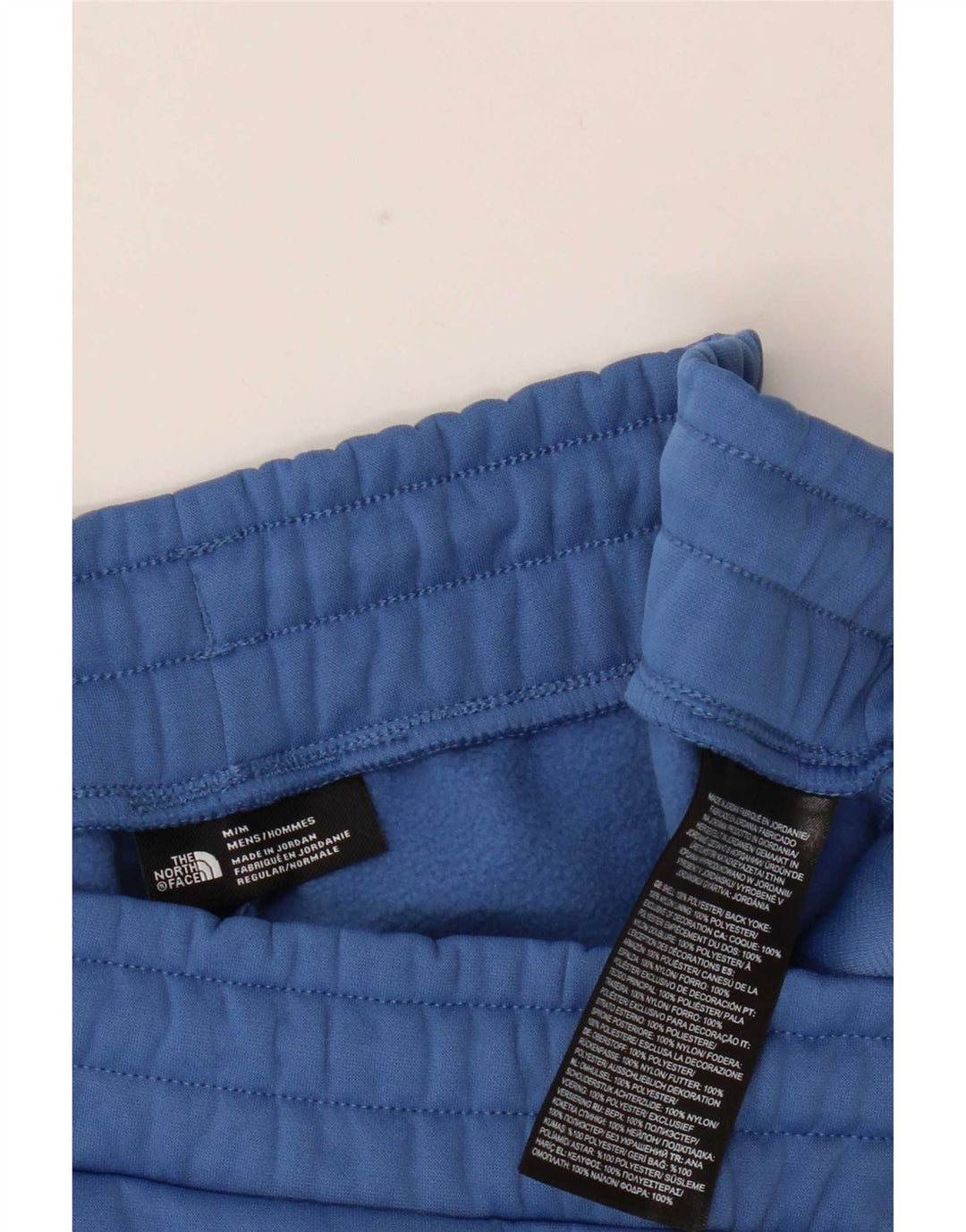 The North Face Mens Tracksuit Trousers Joggers Medium Blue Colourblock