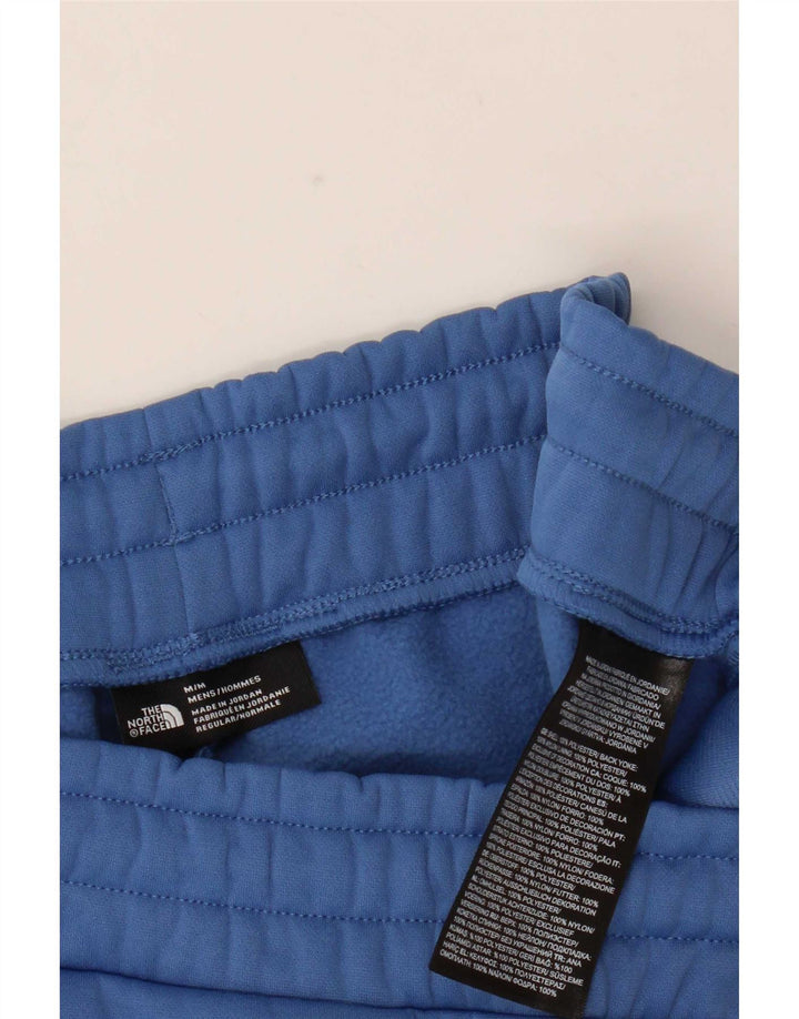 The North Face Mens Tracksuit Trousers Joggers Medium Blue Colourblock