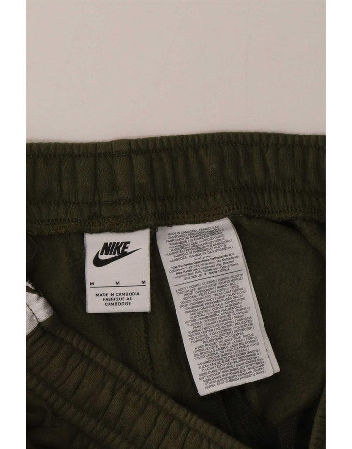 Nike Mens Graphic Tracksuit Trousers Joggers Medium Khaki Colourblock