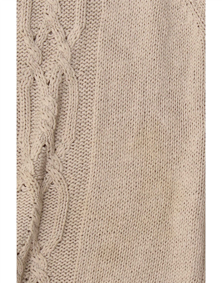 Marks & Spencer Womens Short Sleeve Cardigan Sweater UK 12 Medium Silver