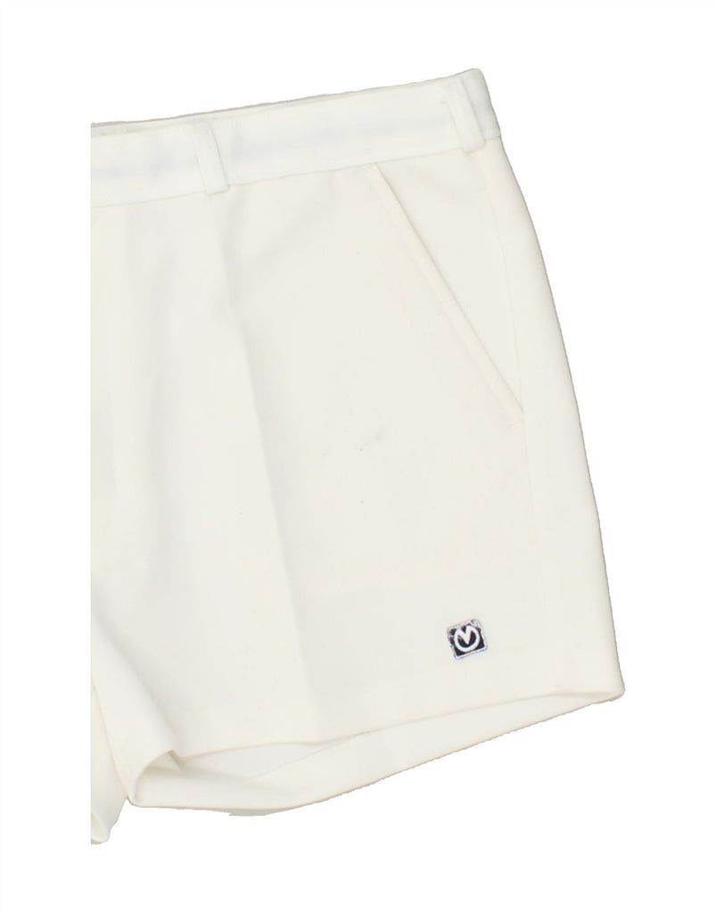 MAIER Mens Sport Shorts W36 Large White Polyester Vintage Maier and Second-Hand Maier from Messina Hembry 