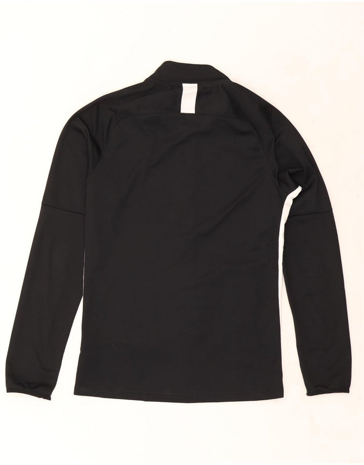 Nike Mens Dri Fit Tracksuit Top Jacket Small Black Colourblock Polyester