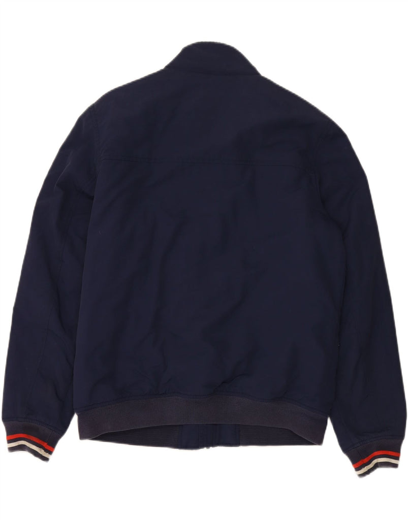 TOMMY HILFIGER Mens Bomber Jacket UK 40 Large Navy Blue Polyamide Vintage Tommy Hilfiger and Second-Hand Tommy Hilfiger from Messina Hembry 
