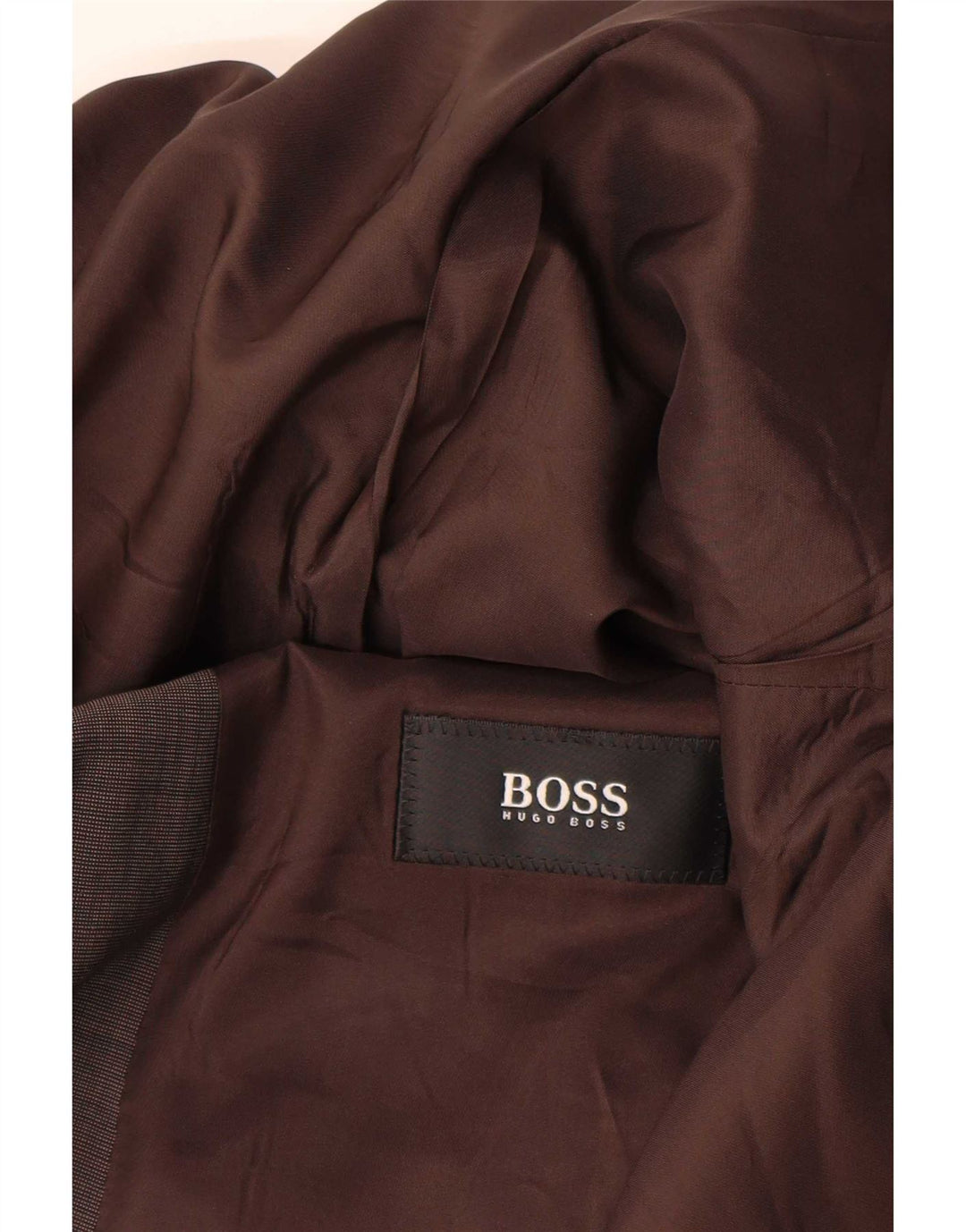 Hugo Boss Mens 3 Button Blazer Jacket EU 46 Small Grey Virgin Wool