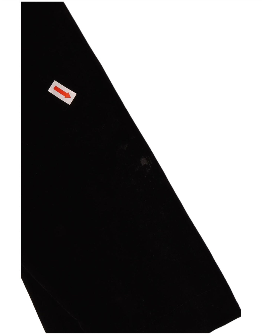 Benetton Womens Corduroy Jacket IT 42 Medium Black Acrylic