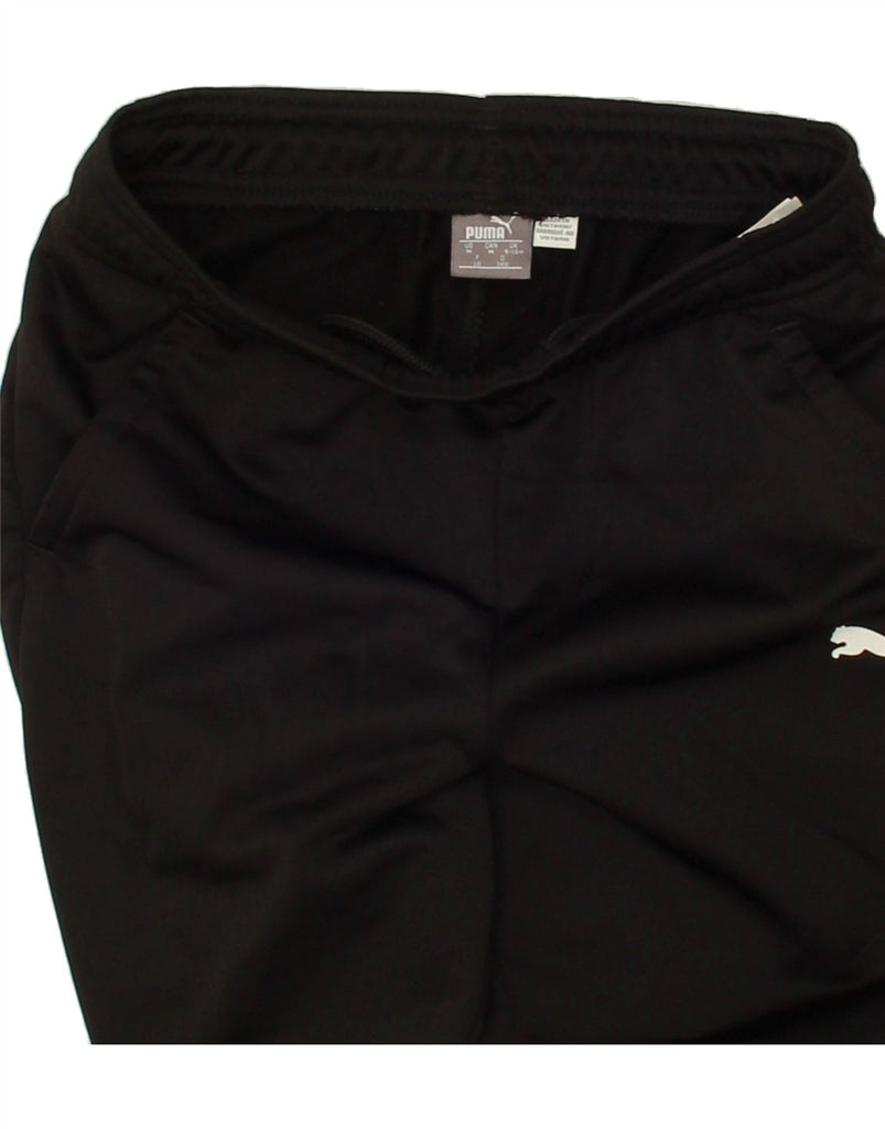 PUMA Boys Tracksuit Trousers 9-10 Years Black Polyester | Vintage Puma | Thrift | Second-Hand Puma | Used Clothing | Messina Hembry 