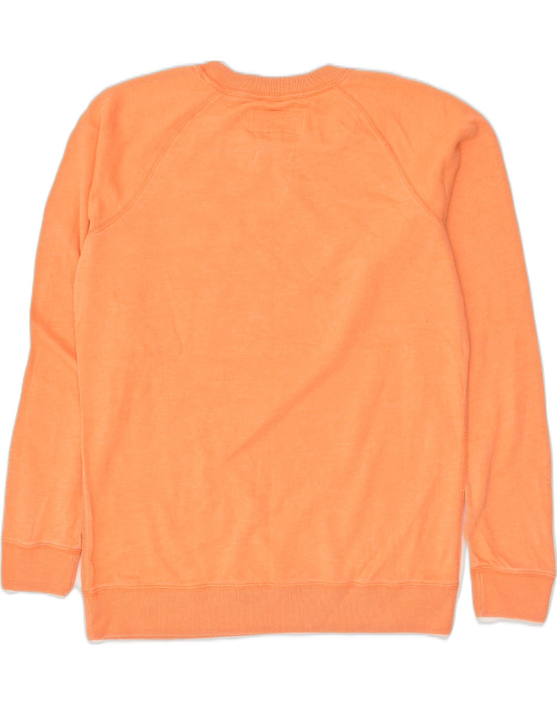 JACK WILLS Womens Sweatshirt Jumper UK 12 Medium  Orange Cotton | Vintage Jack Wills | Thrift | Second-Hand Jack Wills | Used Clothing | Messina Hembry 