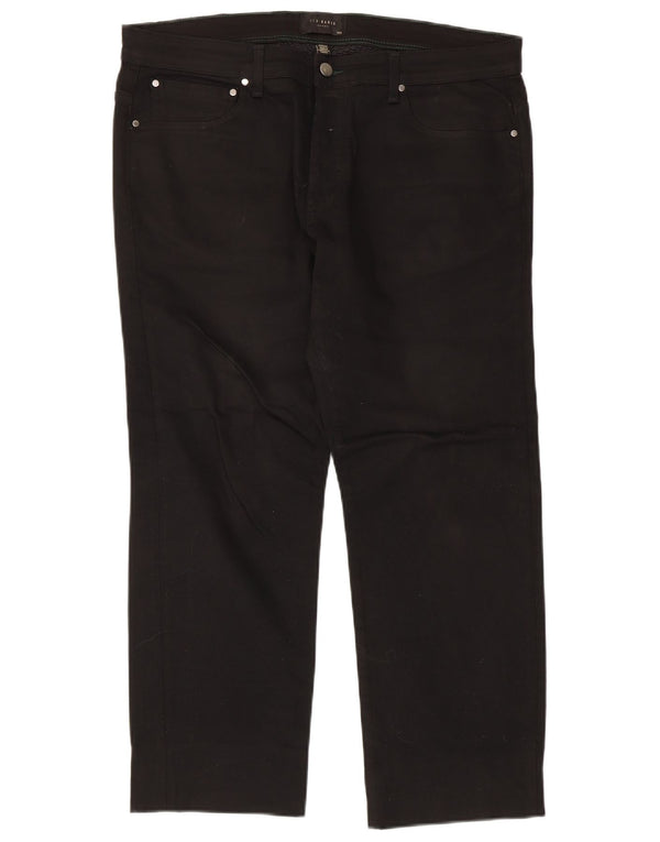 Ted Baker Mens Straight Jeans W36 L26 Black Cotton