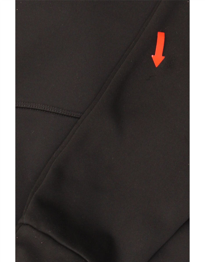 Adidas Mens Zip Hoodie Sweater Small Black Polyester