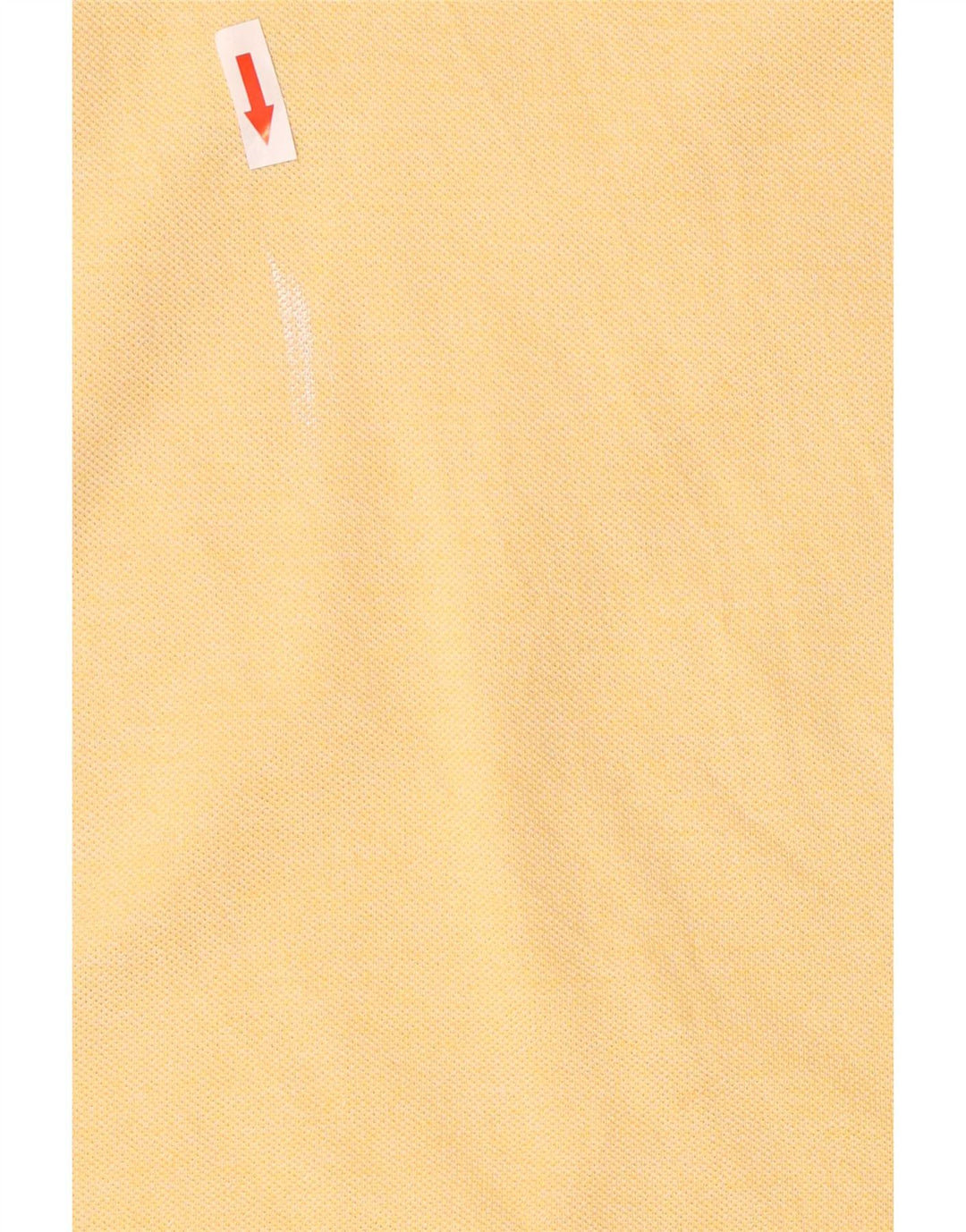 Lacoste Mens Polo Shirt Size 5 Large Yellow Cotton