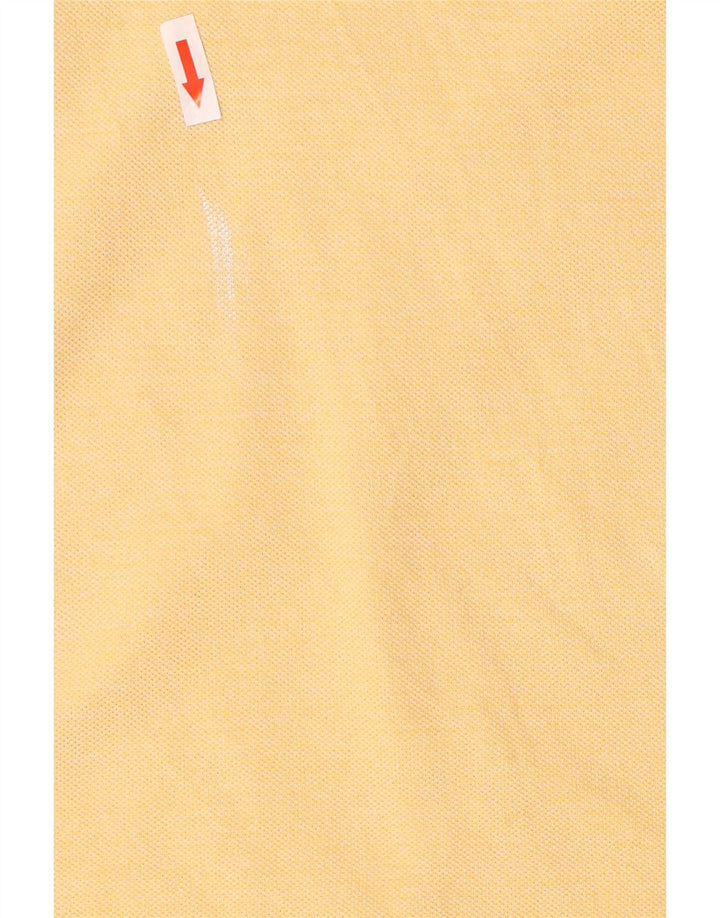 Lacoste Mens Polo Shirt Size 5 Large Yellow Cotton
