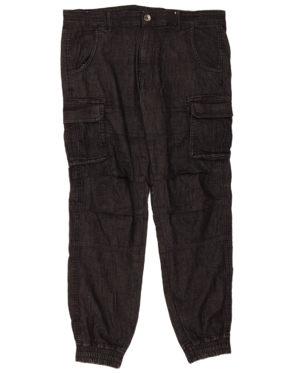 Gas Womens Joggers Cargo Trousers XL W36 L31 Grey Cotton