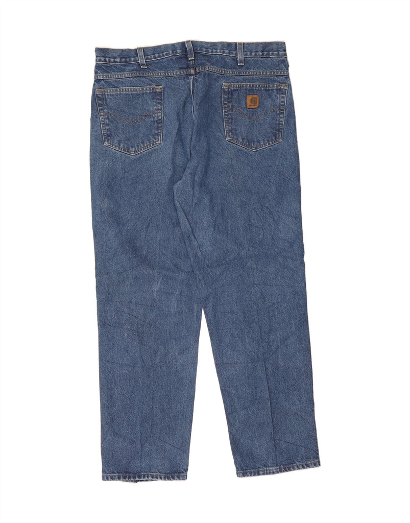 CARHARTT Mens Relaxed Fit Straight Jeans W40 L32 Blue Cotton Vintage Carhartt and Second-Hand Carhartt from Messina Hembry 