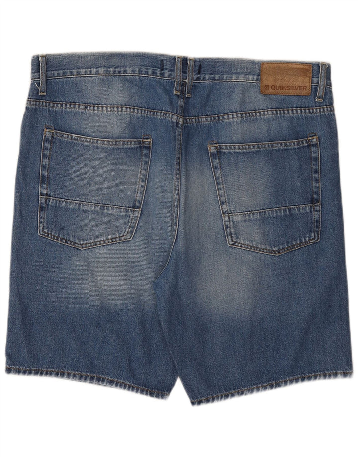 Quiksilver Mens Denim Shorts W38 XL Blue Cotton