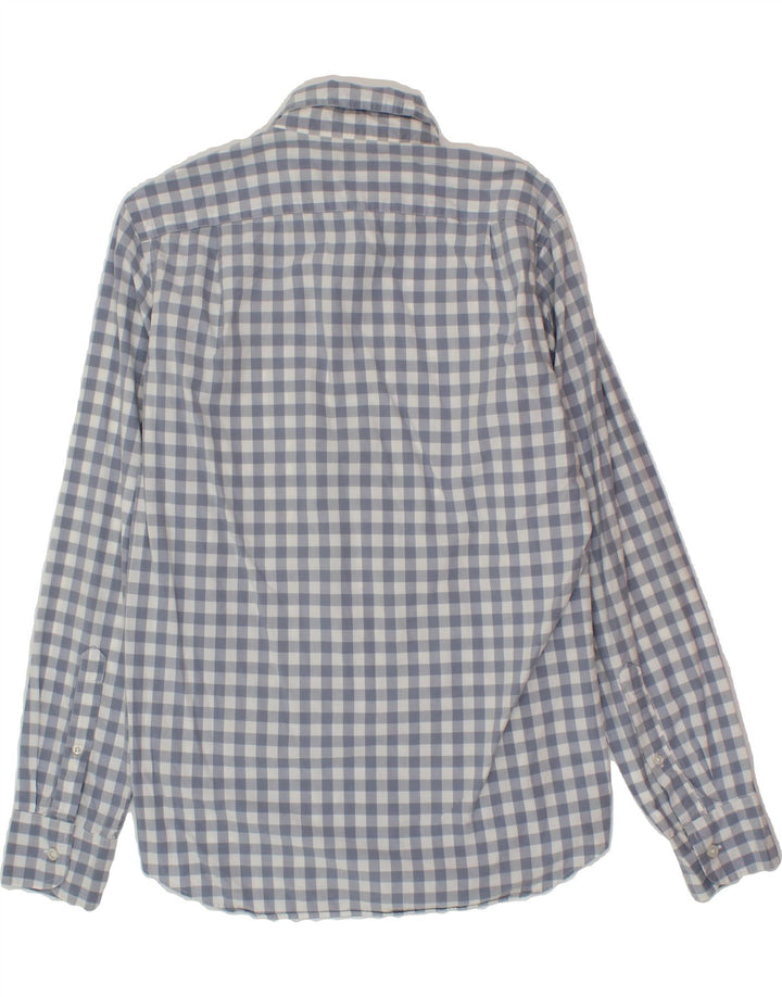 J. CREW Mens Slim Shirt Small Blue Check Cotton Vintage J. Crew and Second-Hand J. Crew from Messina Hembry 