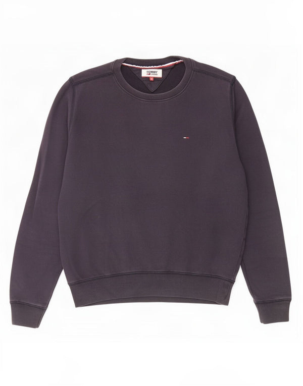 Tommy Hilfiger Mens Sweatshirt Jumper Small Navy Blue Cotton