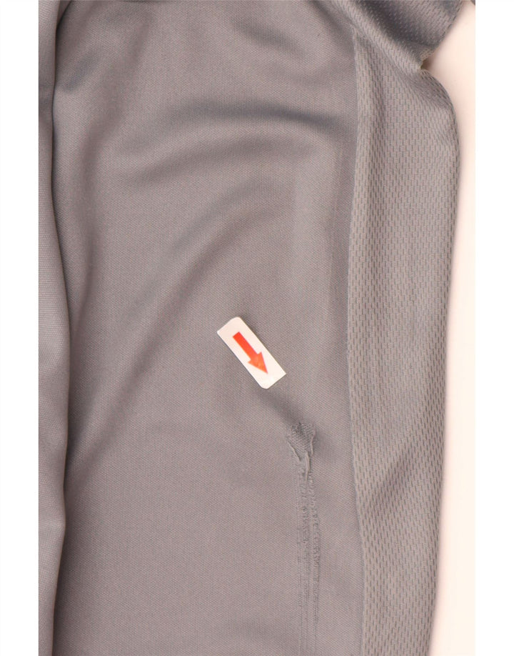 Nike Boys Dri Fit Tracksuit Trousers 12-13 Years Large Grey Polyester