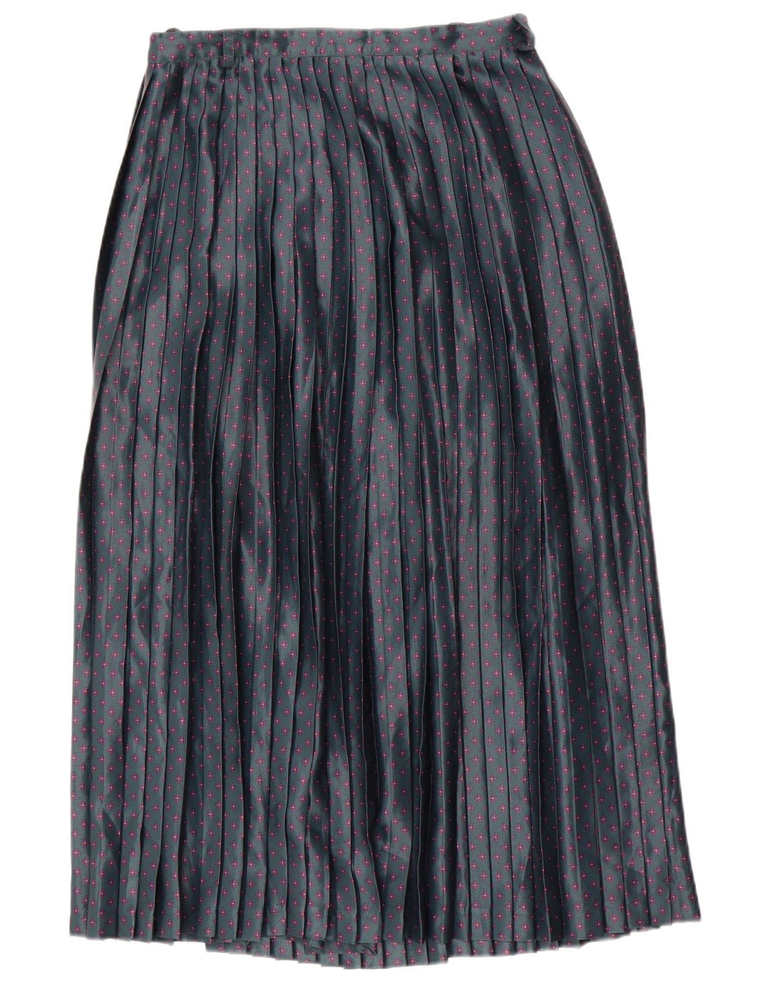 Haupt Womens Knife Pleated Skirt W28 Medium Green Floral