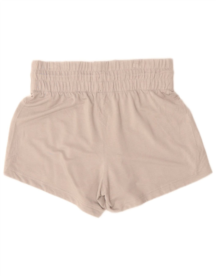 Adidas Womens Sport Shorts UK 14 Medium Grey Polyester
