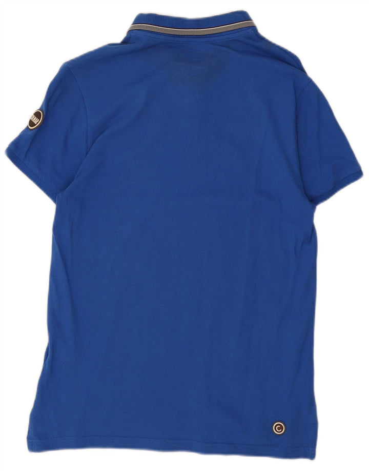 COLMAR Mens Polo Shirt Medium Blue Cotton