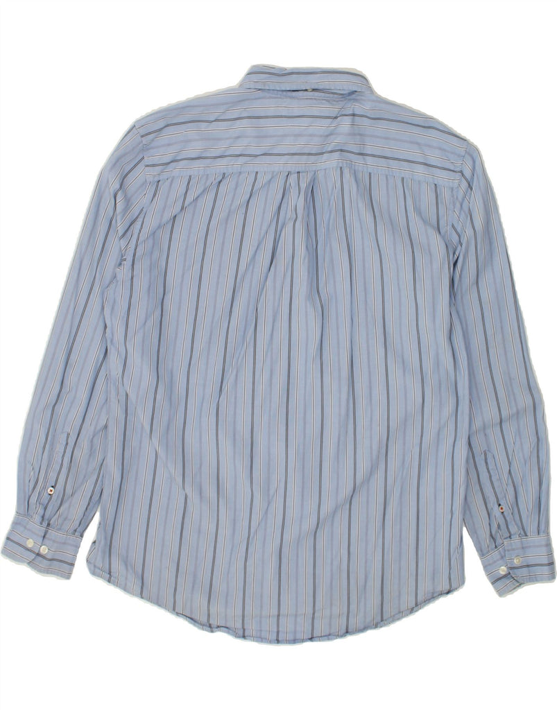 TOMMY HILFIGER Mens Shirt XL Blue Striped | Vintage Tommy Hilfiger | Thrift | Second-Hand Tommy Hilfiger | Used Clothing | Messina Hembry 