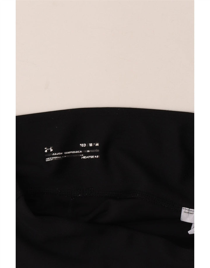 Under Armour Womens Heat Gear Capri Leggings UK 12 Medium  Black