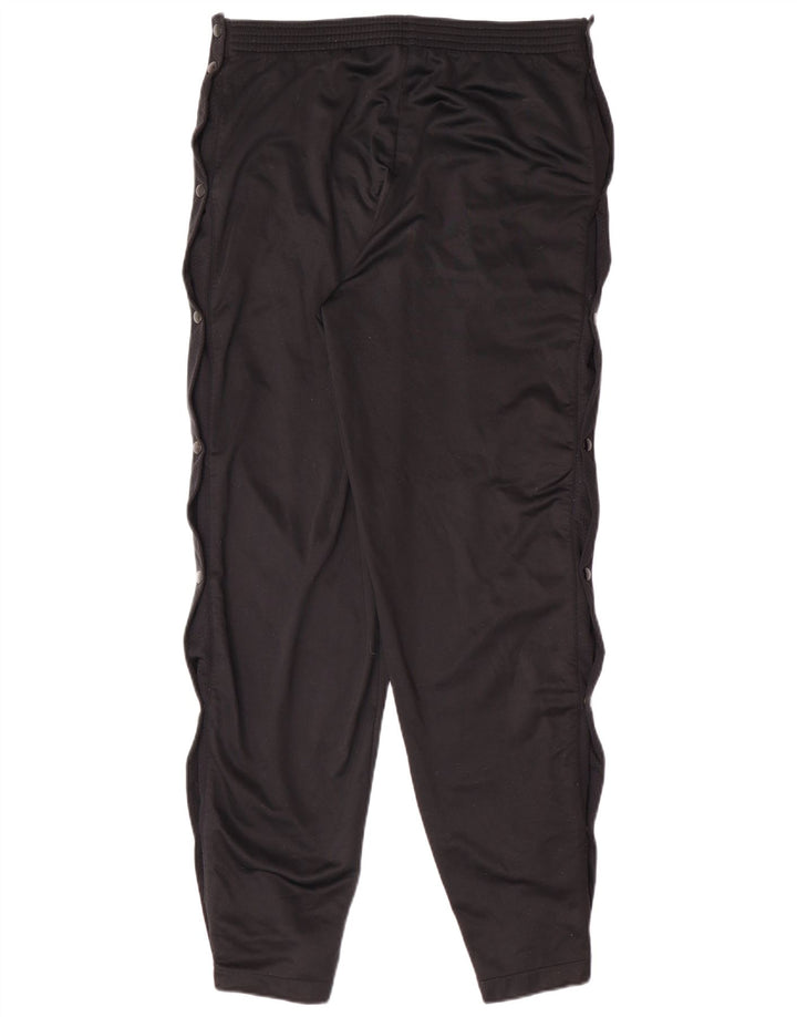 CHAMPION Mens Graphic Tracksuit Trousers Small  Black Polyester