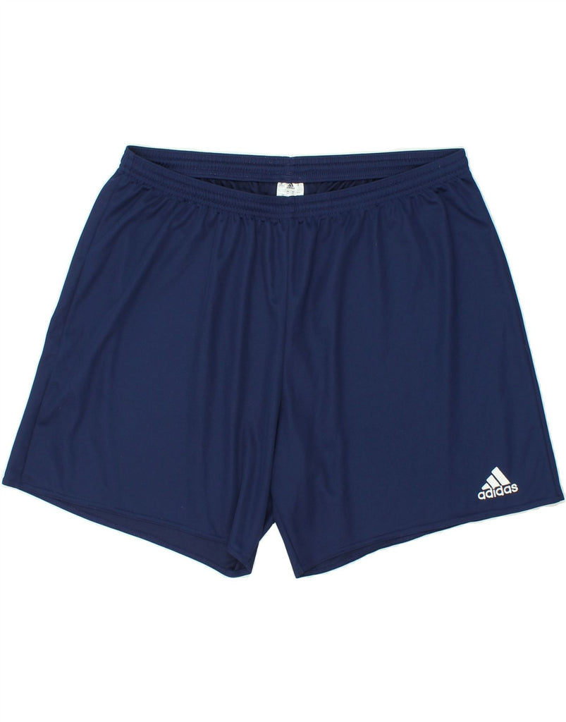 ADIDAS Mens Aeroready Sport Shorts 2XL Navy Blue Polyester Vintage Adidas and Second-Hand Adidas from Messina Hembry 