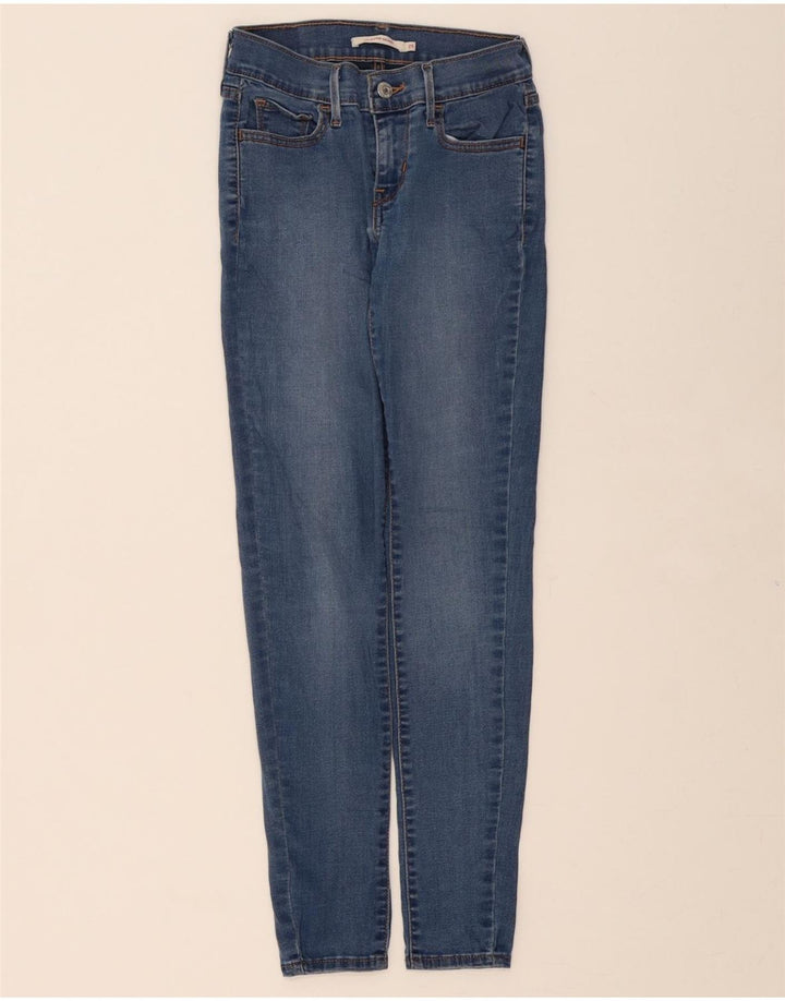 LEVI'S Womens Super Skinny Jeans W25 L28 Blue Cotton Vintage Levi's and Second-Hand Levi's from Messina Hembry 