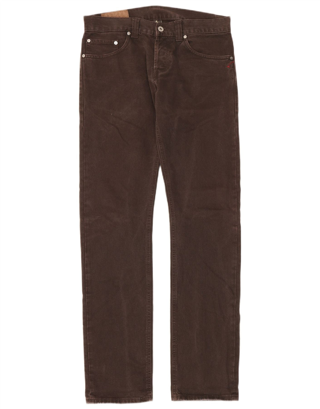 Dondup Mens Slim Jeans W31 L34 Brown Cotton