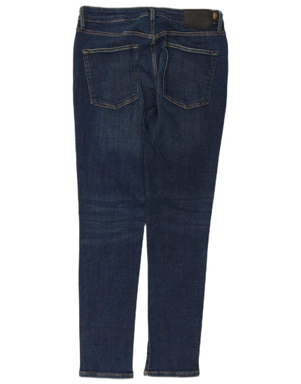 Superdry Mens Skinny Jeans W32 L31 Blue Cotton
