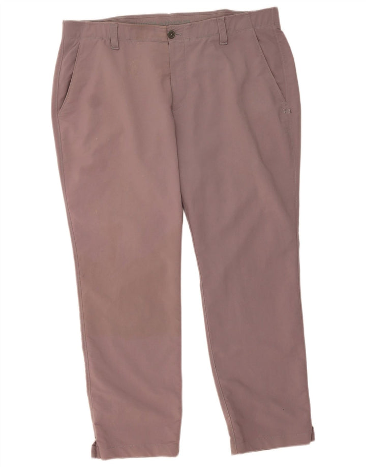 UNDER ARMOUR Mens Slim Chino Trousers W40 L30 Purple