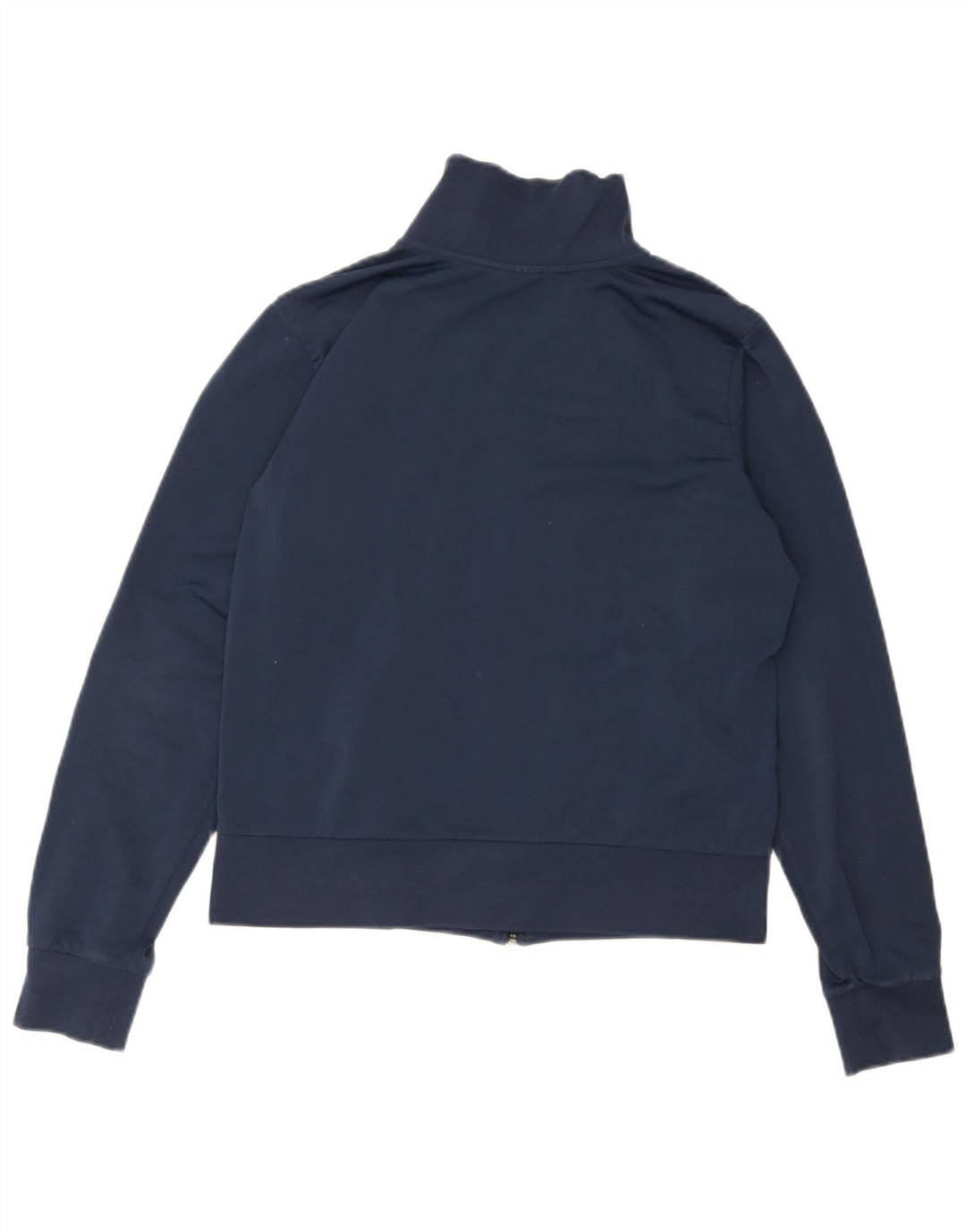Nike Womens Tracksuit Top Jacket UK 14/16 Large Navy Blue Polyester