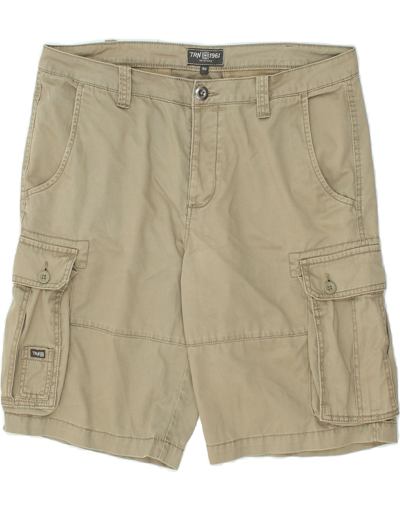 TERRANOVA Mens Cargo Shorts IT 50 Large W36 Beige | Vintage Terranova | Thrift | Second-Hand Terranova | Used Clothing | Messina Hembry 