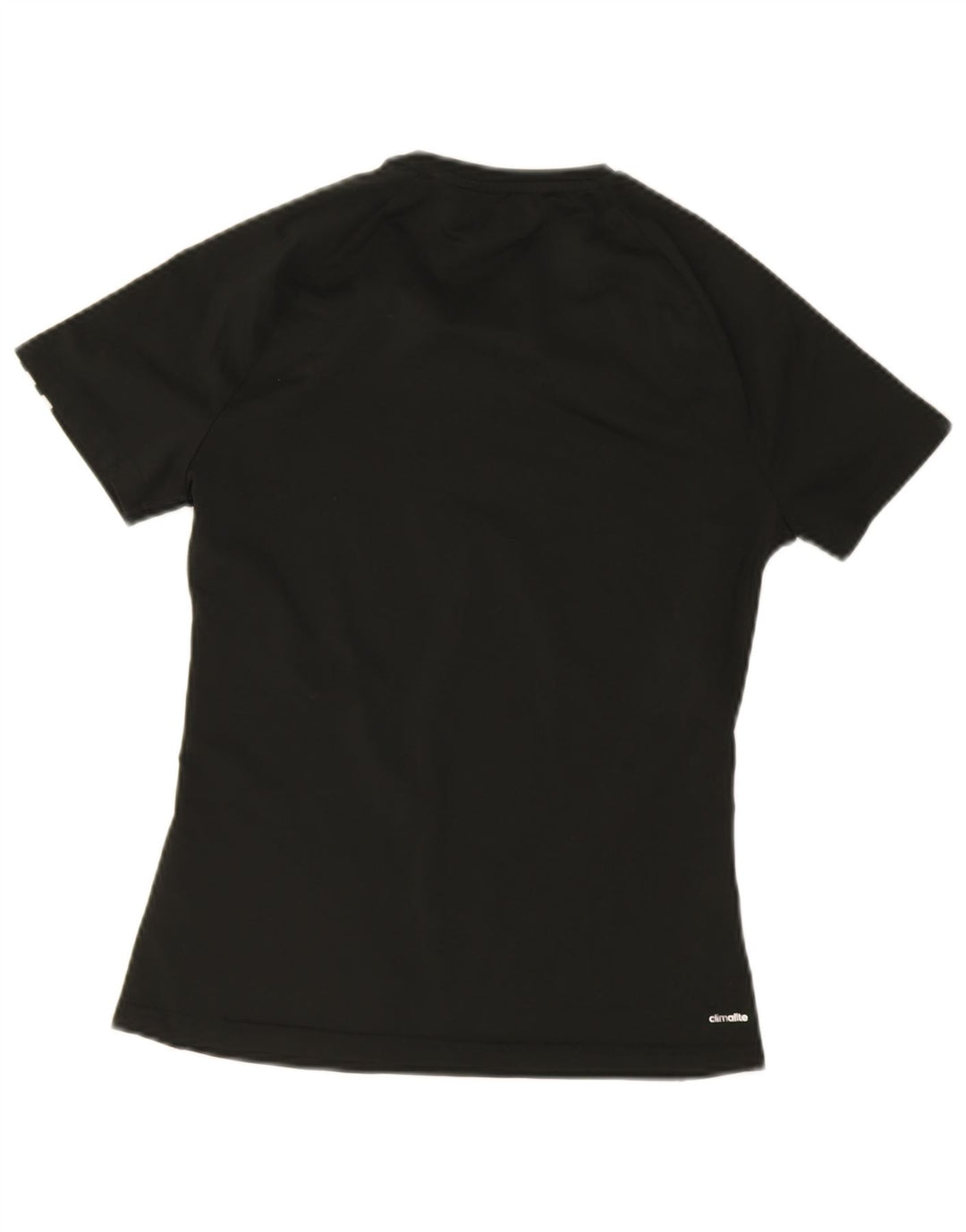 Adidas Womens Climalite T-Shirt Top UK 8/10 Small Black Polyester