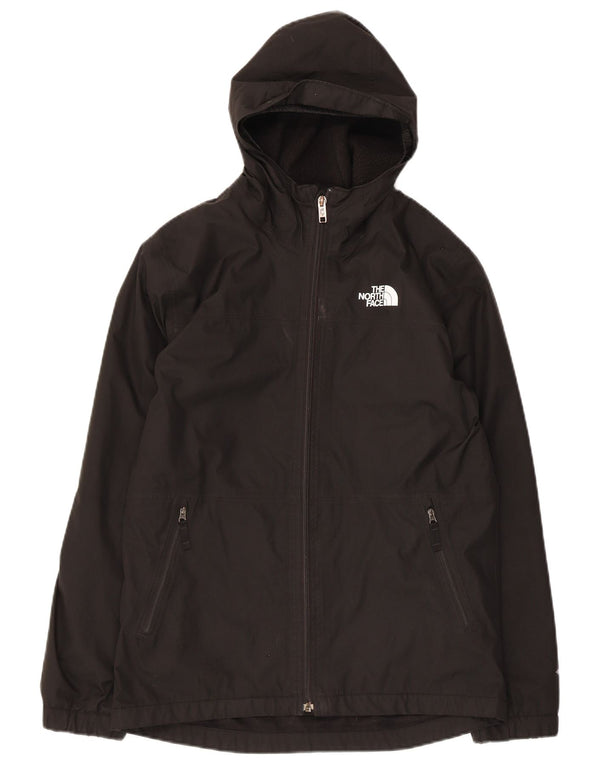 The North Face Boys Hooded Windbreaker Jacket 14-15 Years XL Black
