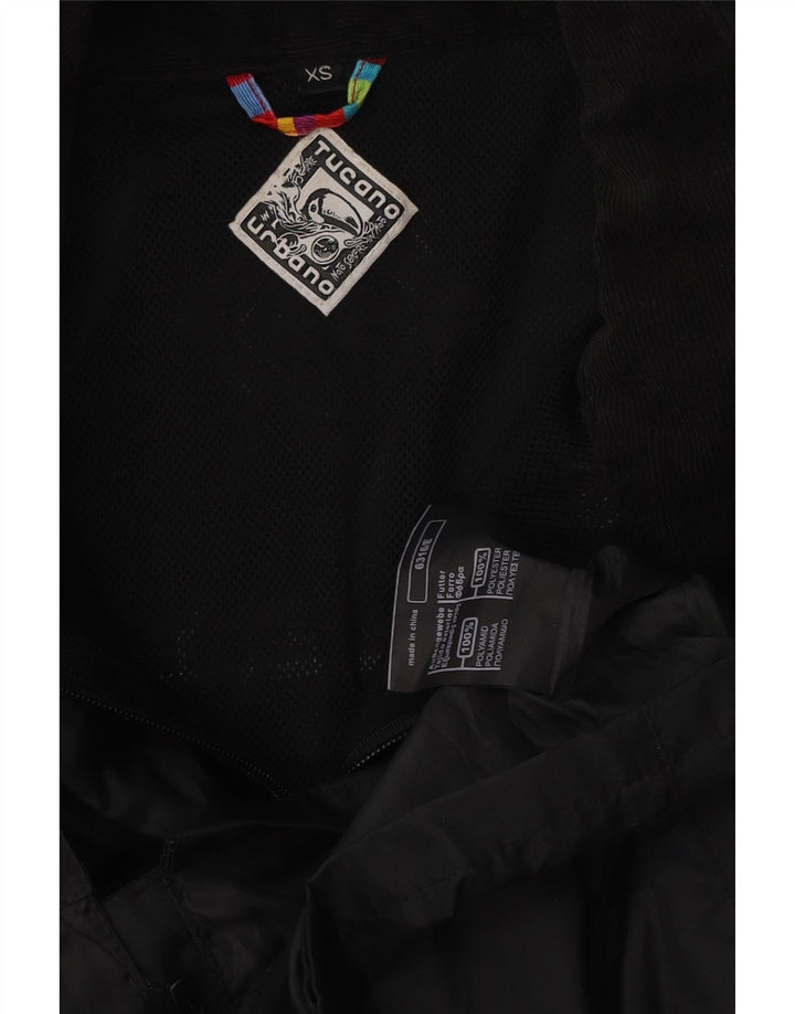 Tucano Urbano Mens Windbreaker Jacket UK 34 XS Black Polyester