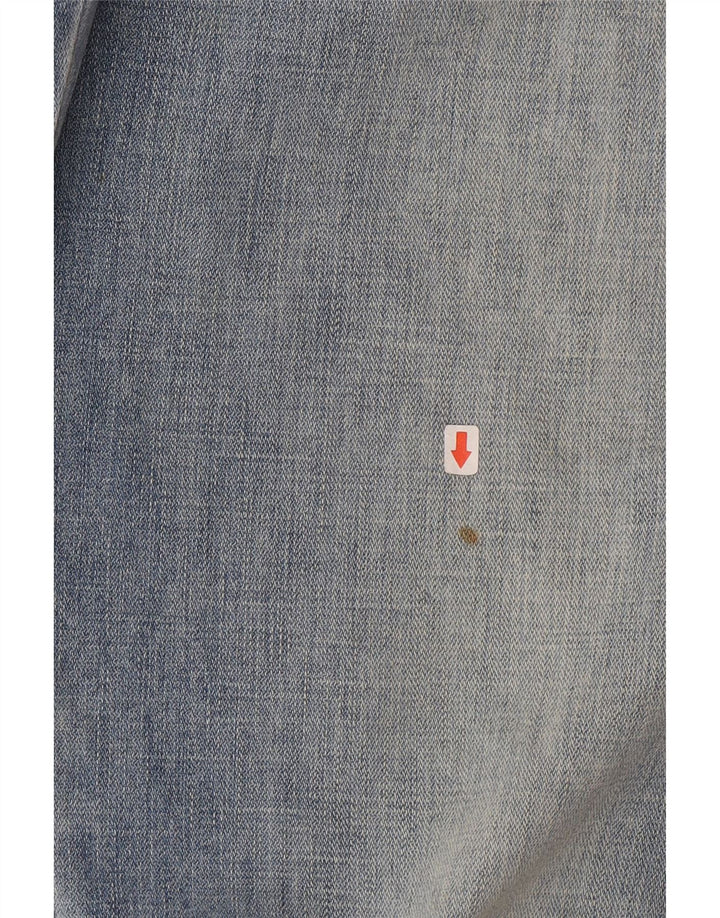 Wrangler Mens Texas Straight Jeans W36 L32 Blue Cotton