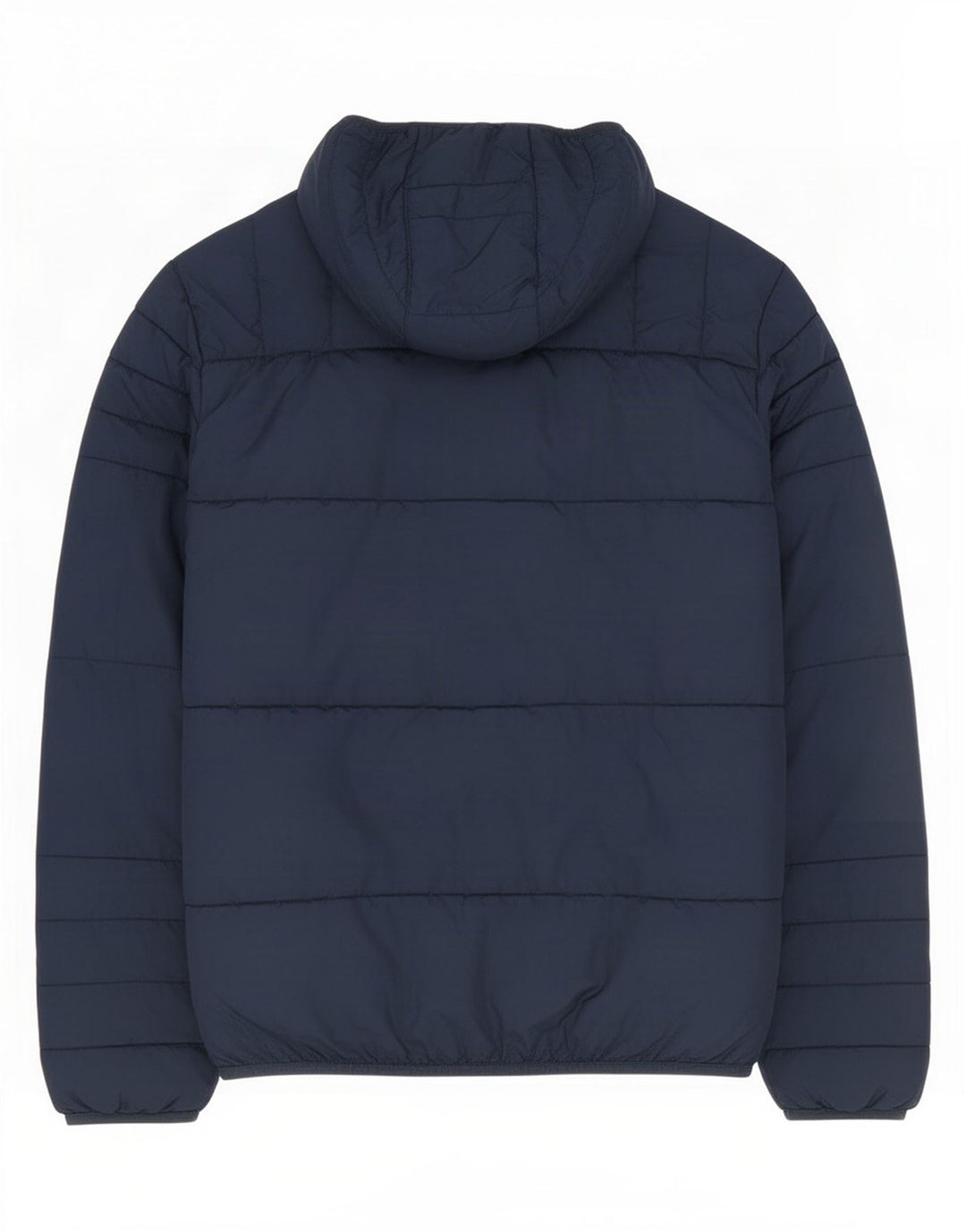 Jack & Jones Mens Hooded Padded Jacket UK 36 Small Navy Blue Polyester