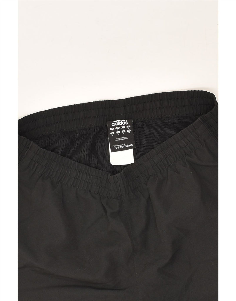 ADIDAS Mens Sport Shorts Small Black Polyester | Vintage Adidas | Thrift | Second-Hand Adidas | Used Clothing | Messina Hembry 