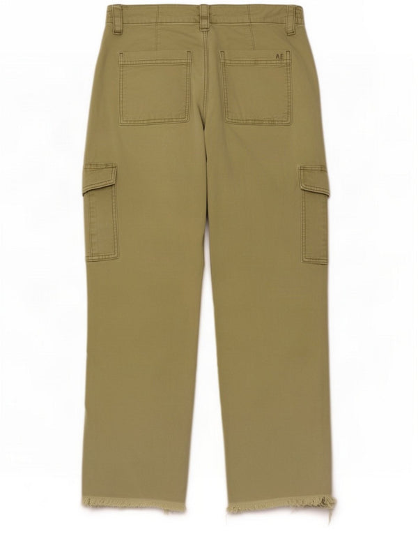 American Eagle Womens Tapered Cargo Trousers US 6 Medium W30 L26 Khaki