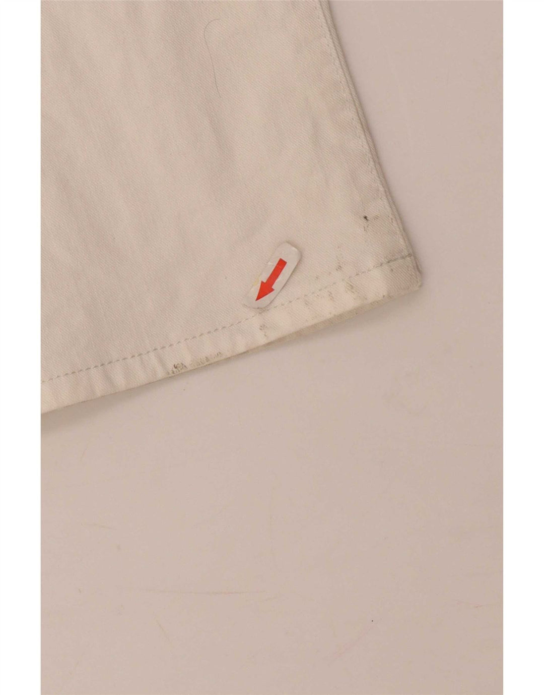 Trussardi Mens Straight Jeans W33 L33 White Cotton