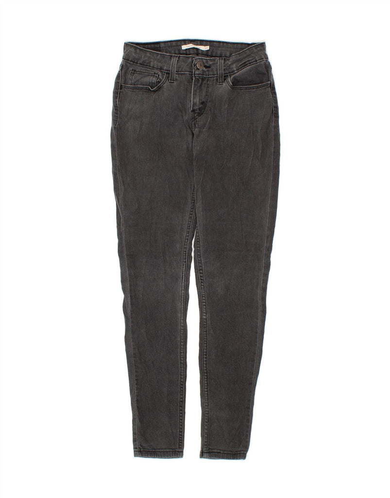 LEVI'S Womens 535 Super Skinny Jeans W27 L30 Grey Vintage Levi's and Second-Hand Levi's from Messina Hembry 