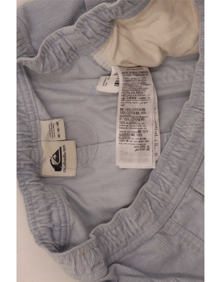 Quiksilver Mens Corduroy Shorts Medium W32 Blue Cotton