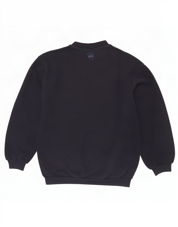 Think Pink Mens Graphic Sweatshirt Jumper 2XL Navy Blue