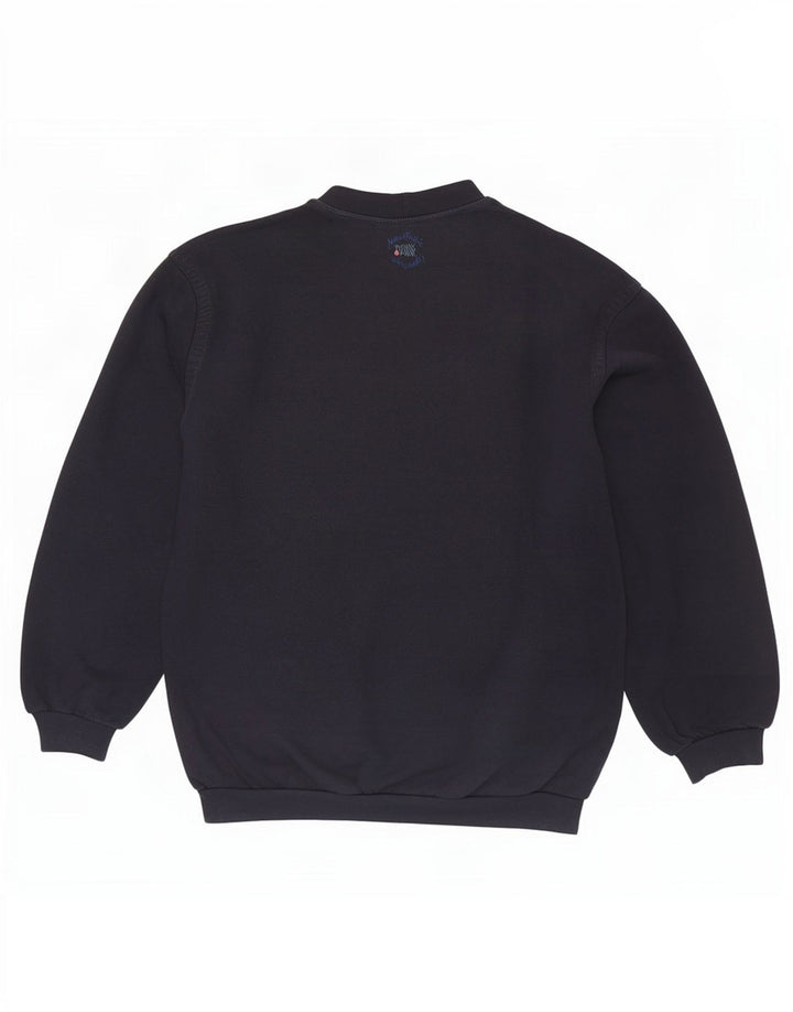 Think Pink Mens Graphic Sweatshirt Jumper 2XL Navy Blue