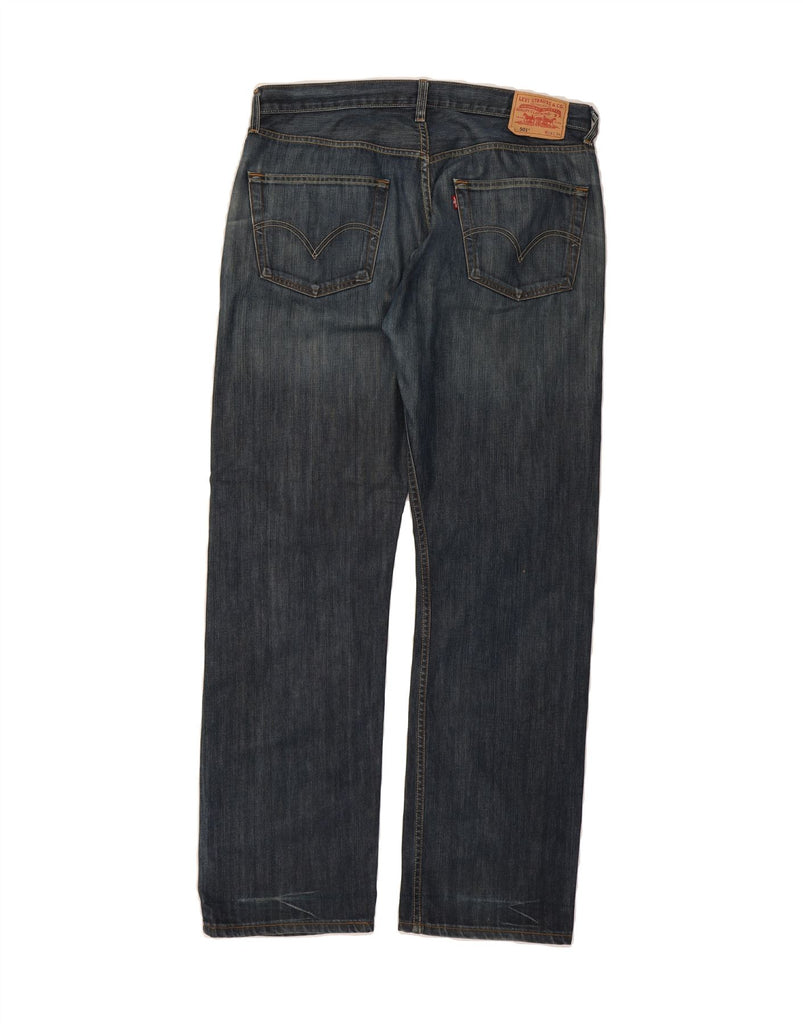LEVI'S Mens 501 Straight Jeans W38 L34 Blue Vintage Levi's and Second-Hand Levi's from Messina Hembry 